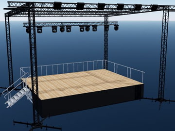 【MMDステージ配布】DL MMD STAGE PMX ( Original) [CGCOOL]