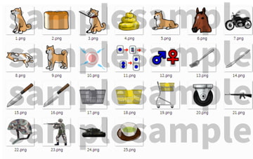 いろいろなイラスト画像25種類詰め合せ5 [Mslash]