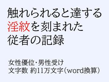 触れられると達する淫紋を刻まれた従者の記録 [ひつじコンチェルト]