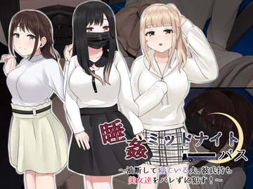 睡姦ミッドナイトバス～油断して寝ている夫、彼氏持ち美女達をバレずに○す!～ [ほわいとすのー]