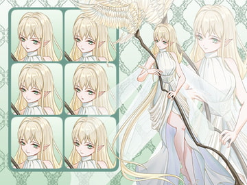 西幻風精霊立ち絵 [猫滚滚工作室]