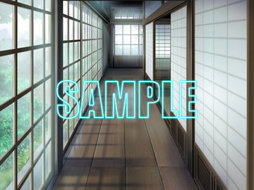 背景素材:古民家廊下 [少年舎]