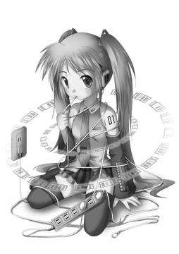 電子の妖精 [イイロ]