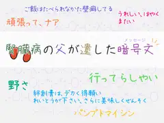 腎臓病の父が遺した暗号文