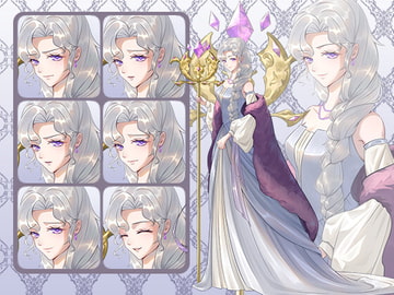 女性貴族の立ち絵 [猫滚滚工作室]