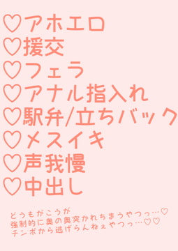 既婚お兄さんと駅のトイレで下品にラブハメする話 [hakozume]