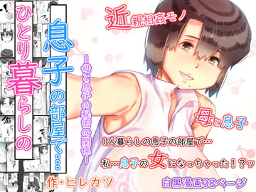 一人暮らしの息子の部屋で…‐母と息子の秘密の関係‐ [ヒレカツ]