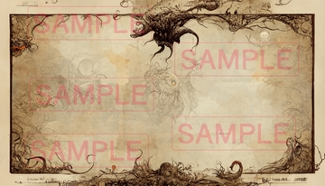 ダークファンタジー古書 背景素材 [BLACK PARADE]