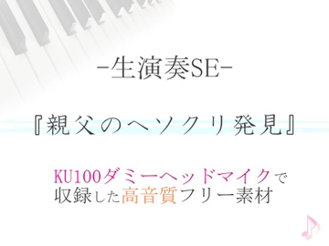 【生演奏SE/効果音】親父のヘソクリ発見【ダミヘ収録の高音質ASMR!】 [みんなの効果音]