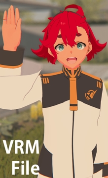 【VRM 同人作品】水〇の魔女 スレッタ・マ〇キュリー [Type X]