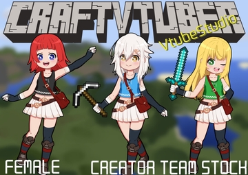 【Minecraft対応】CRAFTVTUBER [クリエイターチームSTOCK]