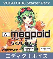 VOCALOID6 Starter Pack AI Megpoid SOLID [INTERNET]