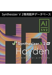 Synthesizer V 2 AI Hayden ダウンロード版 [AH-Software]